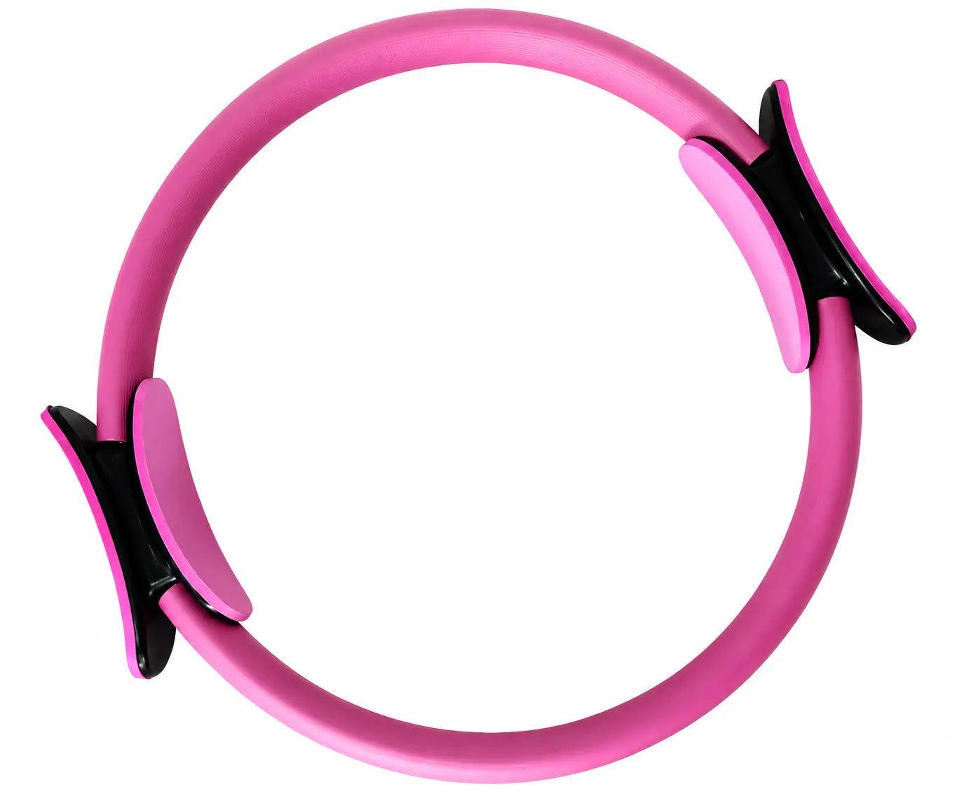 Cercle de pilates pour tonifier les cuisses, les abdominaux et les fessiers à la maison de couleur rose